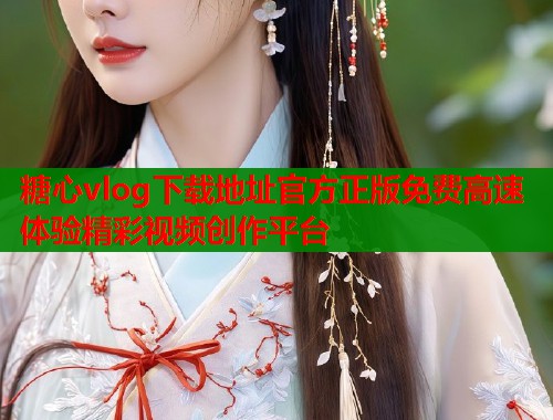 糖心vlog下载地址官方正版免费高速体验精彩视频创作平台  第1张