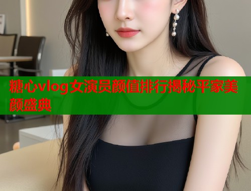 糖心vlog女演员颜值排行揭秘平家美颜盛典