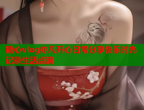 糖心vlog亦凡开心日常分享快乐时光记录生活点滴