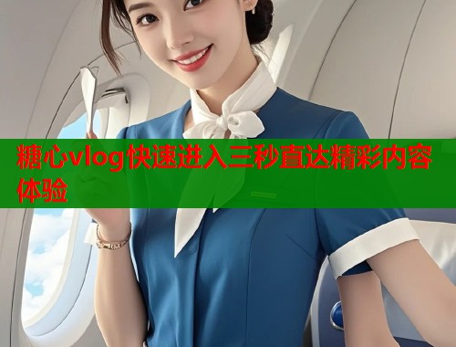 糖心vlog快速进入三秒直达精彩内容体验