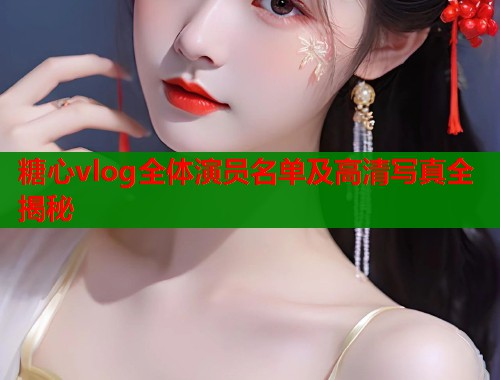 糖心vlog全体演员名单及高清写真全揭秘