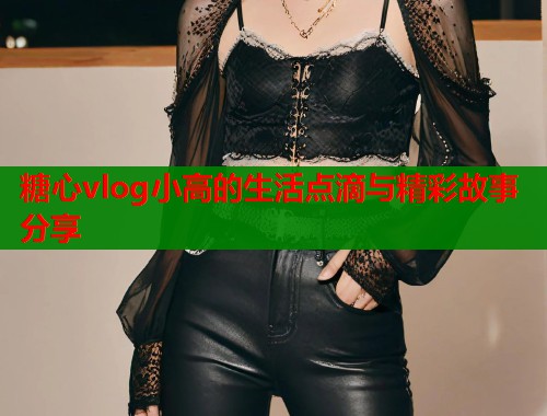 糖心vlog小高的生活点滴与精彩故事分享